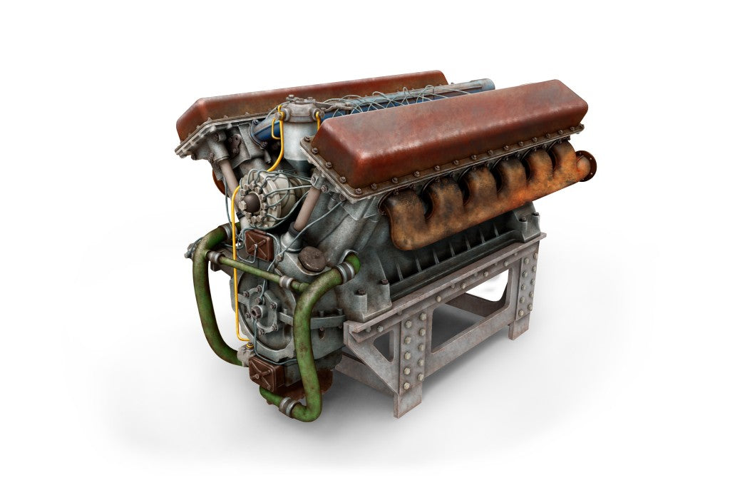 Miniart [35205] 1/35 T-34 Engine(V-2-34) & Transmission Set