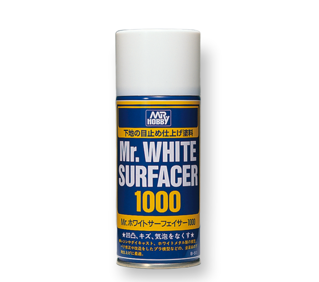 Mr Hobby Mr Surfacer Spray 1000 White