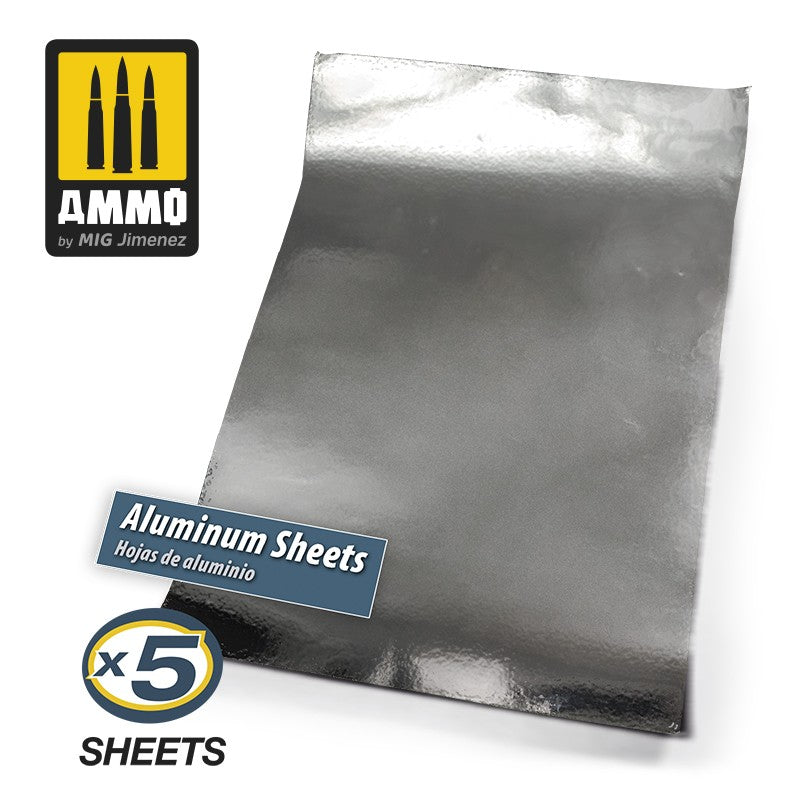 Ammo Mig Adhesive Aluminium Sheets (280x195 mm)