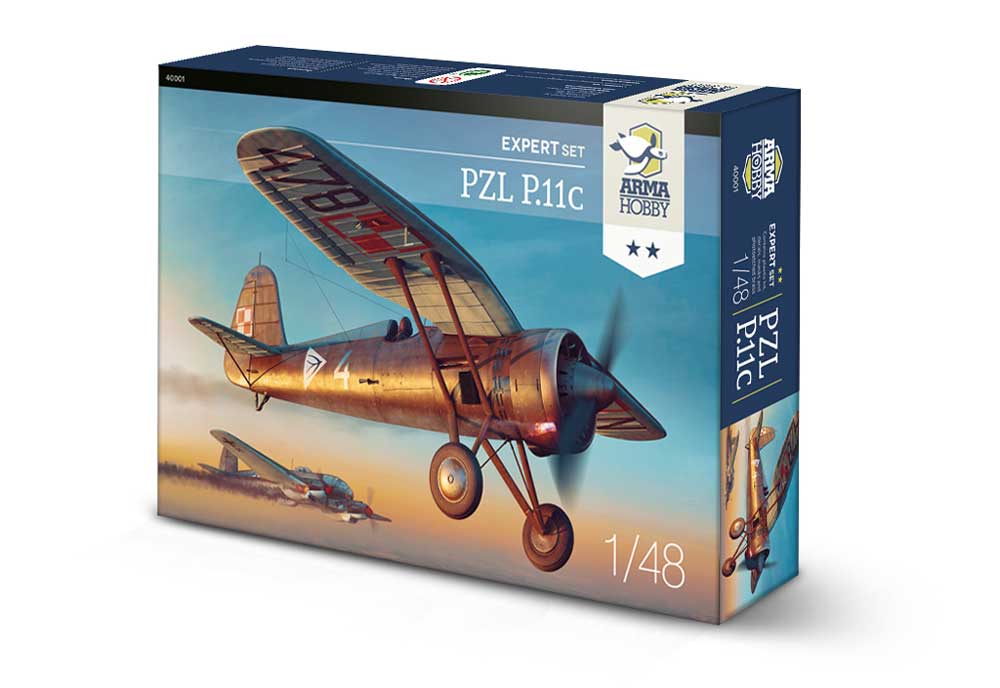 Arma Hobby 1/48 PZL P.11c Aircraft Expert Set