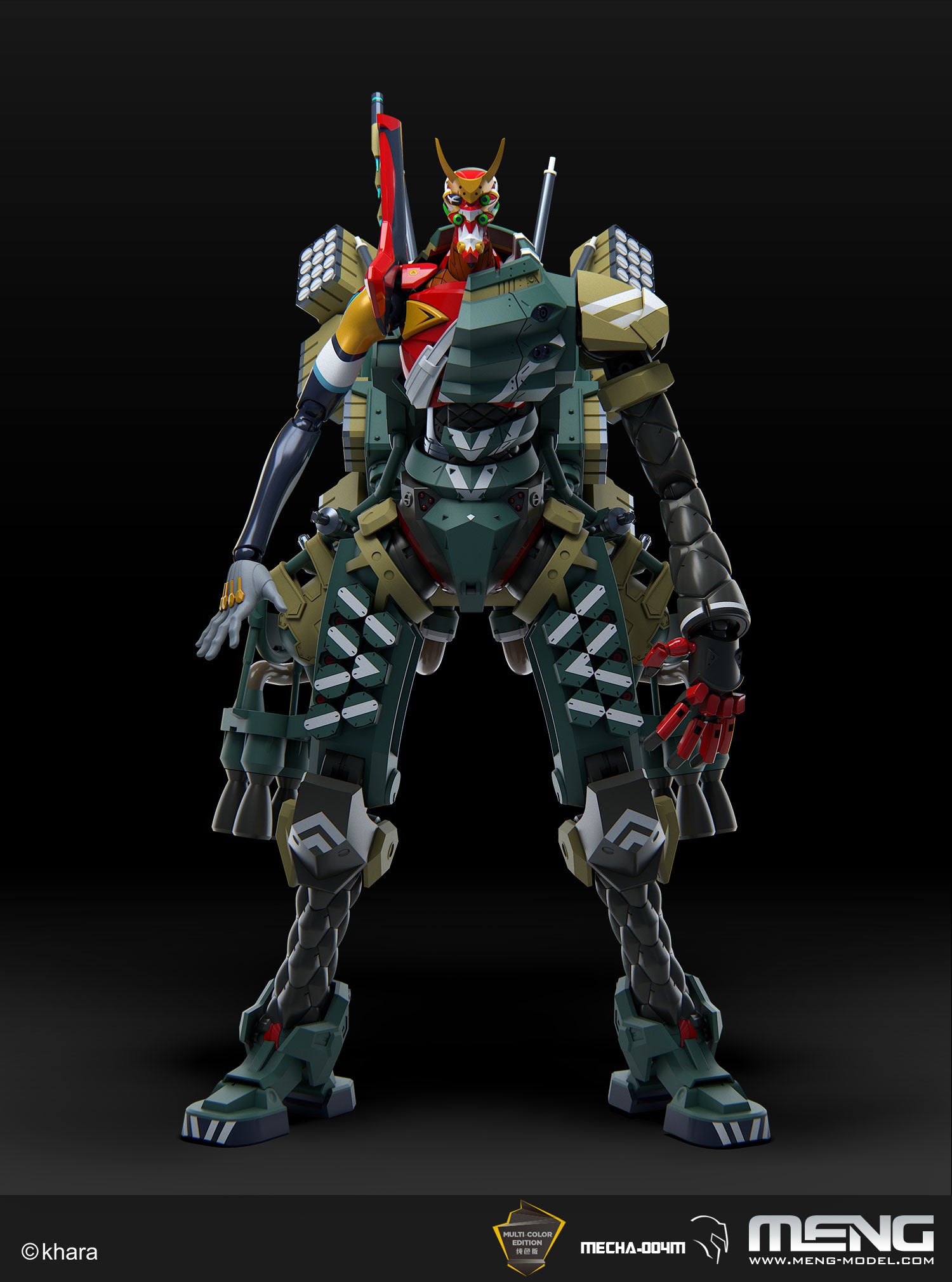 Meng Multipurpose Humanoid Decisive Weapon, Artificial Human Evangelion Production Model - New 02α (Multi-color Edition)