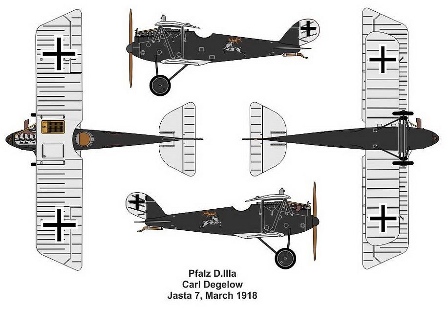 Valom 1/144 Pfalz D.III (Double Set)