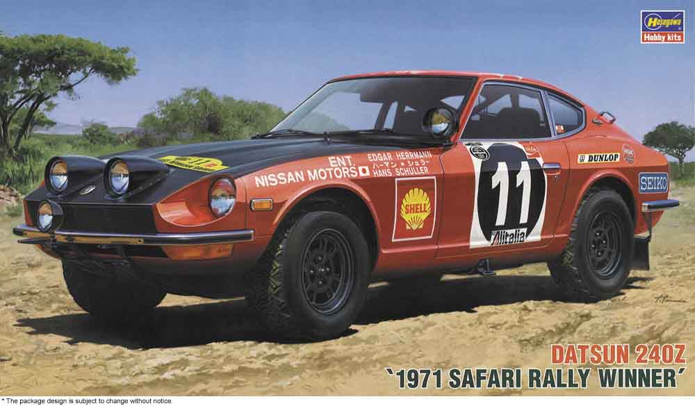 Hasegawa [HC48] 1:24 DATSUN 240Z 1971 SAFARI RALLY WINNER