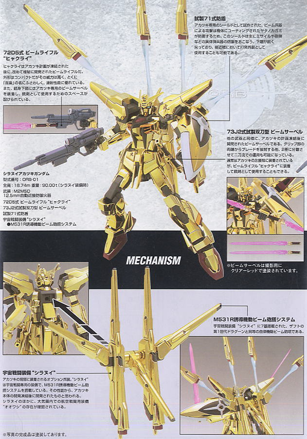 BANDAI Hobby HG 1/144 #38 Shiranui Akatsuki Gundam