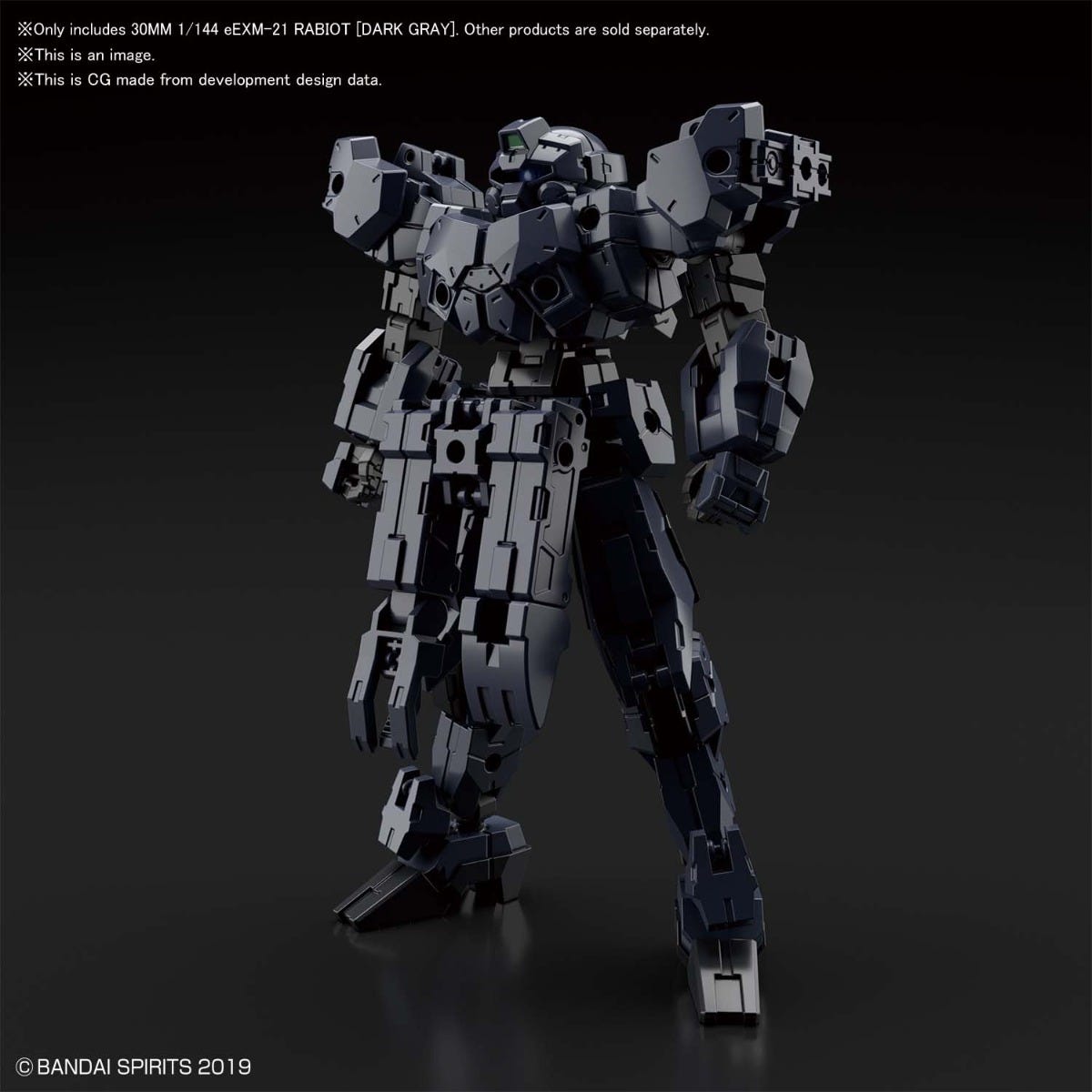 BANDAI Hobby 30MM 1/144 OPTION ARMOR FOR BASE ATTACK [RABIOT EXCLUSIVE / DARK GRAY]