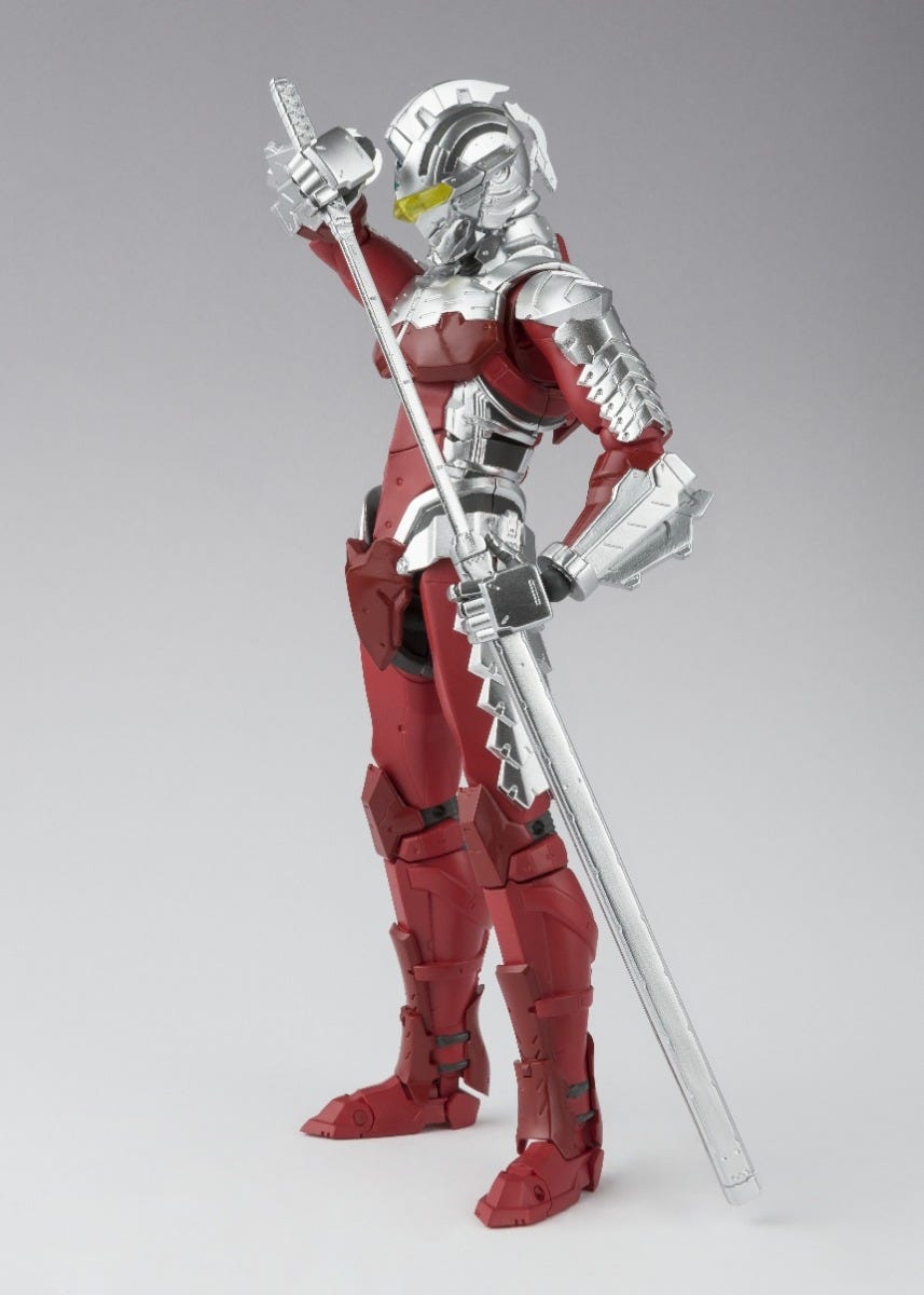 Bandai Ultraman Suit Ver 7 The Animation 'Ultraman (Netflix)' , Bandai SH Figuarts