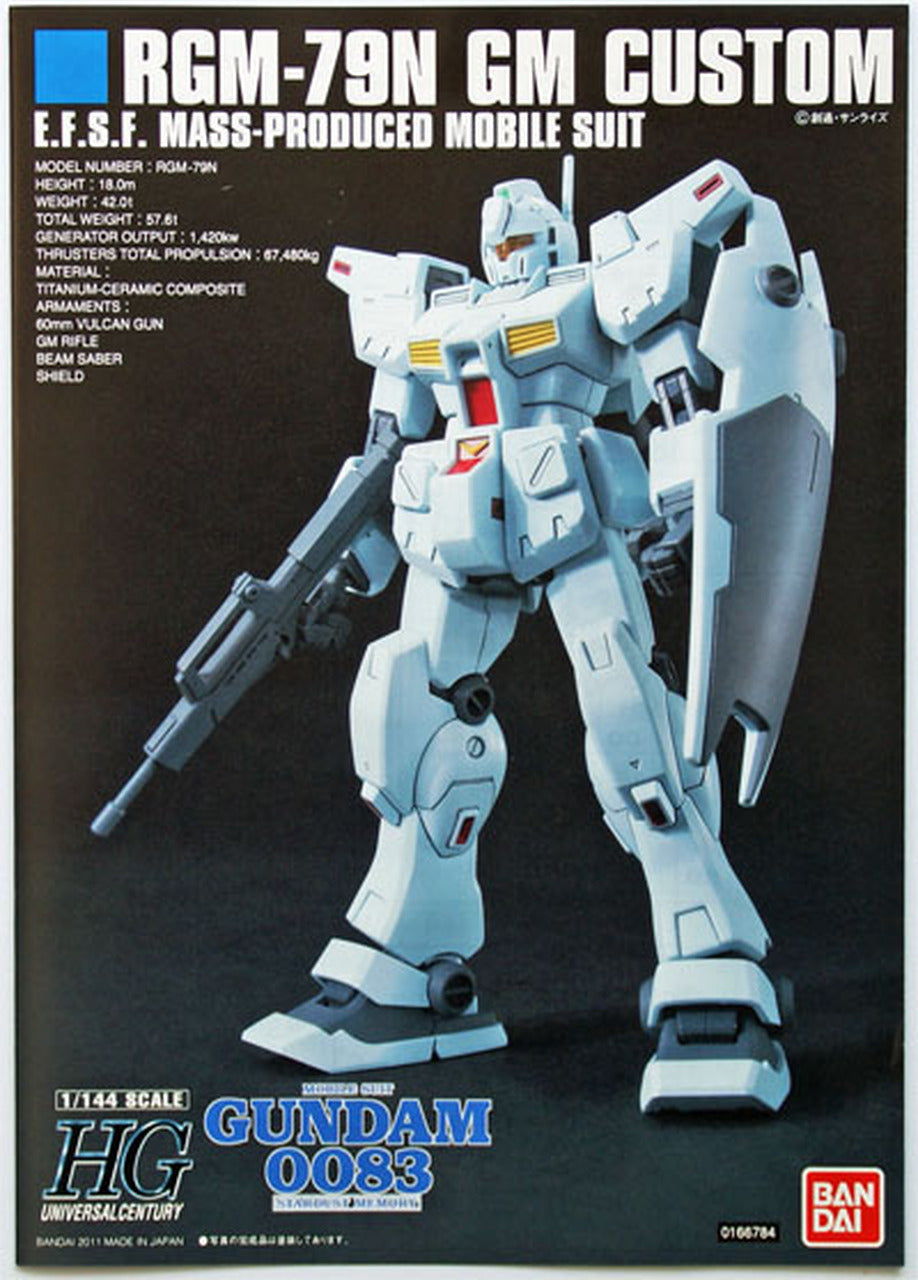 BANDAI Hobby HGUC 1/144 #120 GM Custom