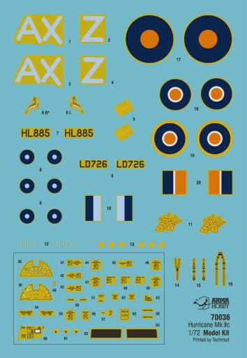 Arma Hobby 1/72 Hurricane Mk IIc Trop Model Kit