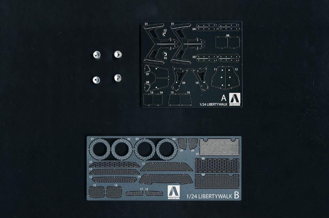 Aoshima LB Works R35 GT-R DETAIL UP Parts