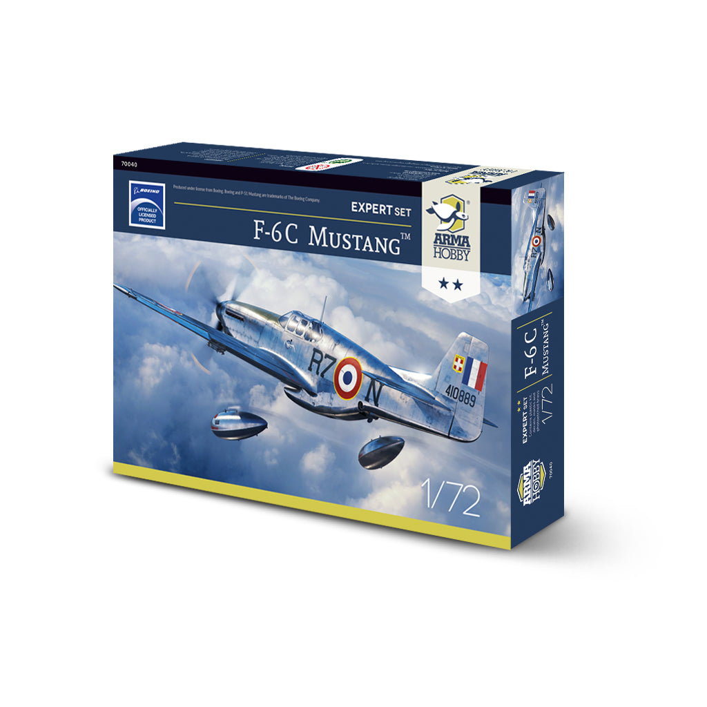 Arma Hobby 1/72 F-6C Mustang Expert Set