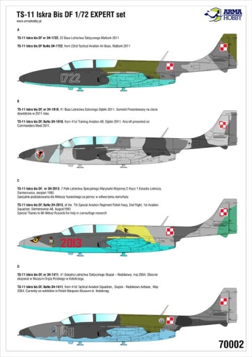 Arma Hobby 1/72 TS-11 Iskra Expert set 'Camo'