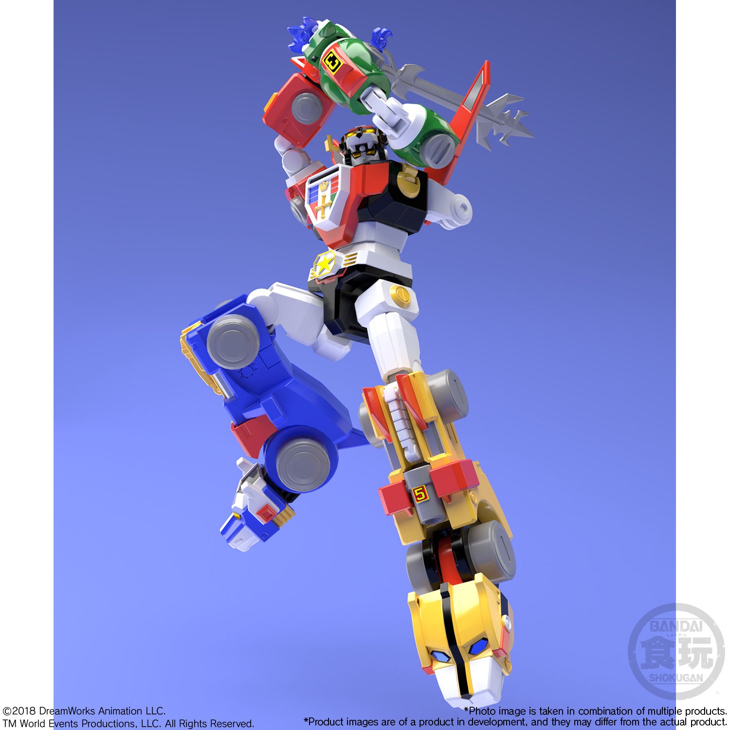 Bandai Voltron (Exclusive Set) *SDCC 2018* 'Voltron', Bandai Super Mini Pla