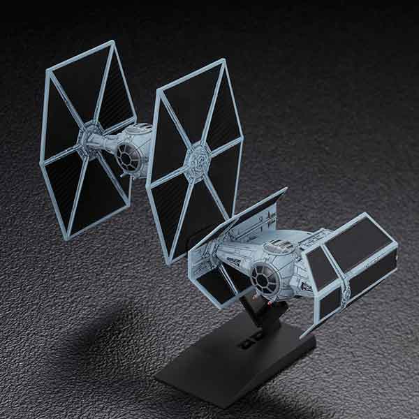 Bandai Star Wars VM 1/144 Tie Advanced x1 and Tie Fighter Set 'Star Wars'