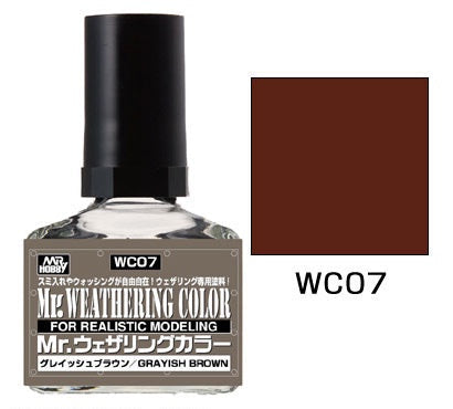 Mr Hobby Mr. Weathering Color - Grayish Brown