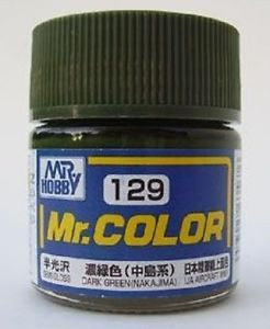 Mr Hobby Mr. Color 129 - Dark Green (Nakajima) (Semi-Gloss/Aircraft)