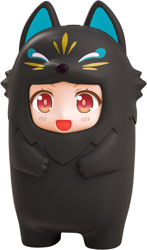 Good Smile Company Nendoroid More Series Black Kitsune Kigurumi Face Parts Case