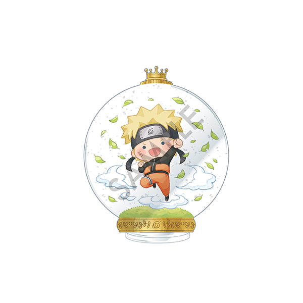 MegaHouse Globe Acrylic Stand NARUTO Shippuden  Here we come with the shine