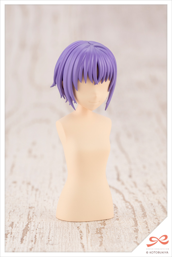 KOTOBUKIYA AFTER SCHOOL SHORT WIG TYPE: A [ORANGE & PURPLE]