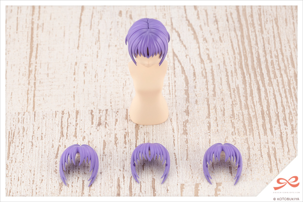 KOTOBUKIYA AFTER SCHOOL SHORT WIG TYPE: A [ORANGE & PURPLE]