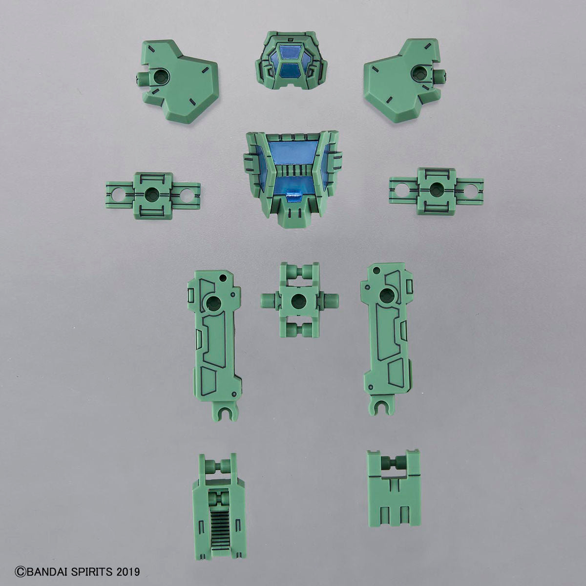 BANDAI Hobby 30MM 1/144 OPTION ARMOR FOR SPECIAL OPERATION [RABIOT EXCLUSIVE / LIGHT GREEN]