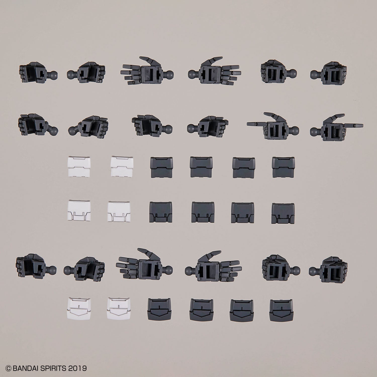 BANDAI Hobby 30MM 1/144 OPTION PARTS SET 12 (HAND PARTS /MULTI-JOINT)