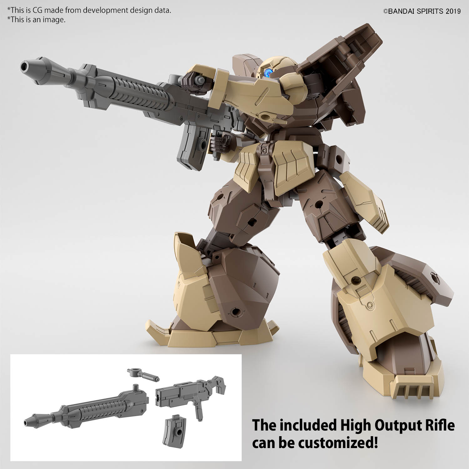 BANDAI Hobby 30MM 1/144 bEXM-28 REVERNOVA [BROWN]