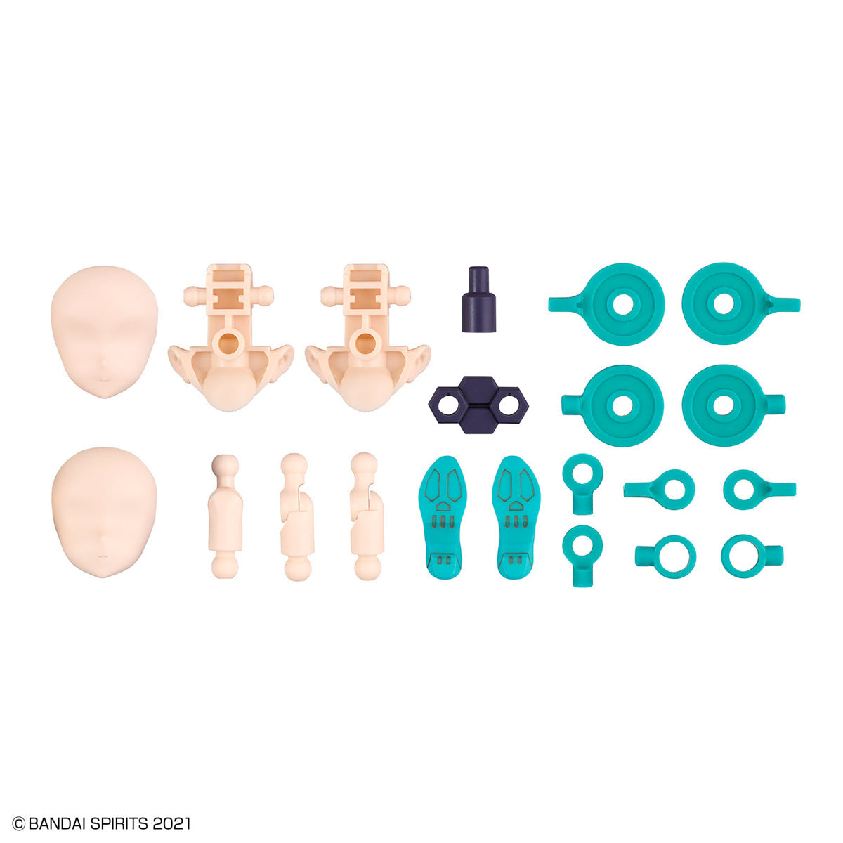 BANDAI Hobby 30MS OPTION PARTS SET 7 (EVIL COSTUME) [COLOR A]