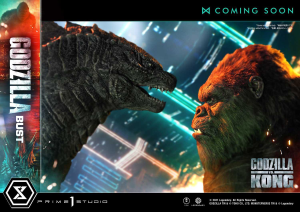 Prime 1 Studio Life Size Bust Godzilla vs Kong (Film) Godzilla Bonus Version | 4580708030975