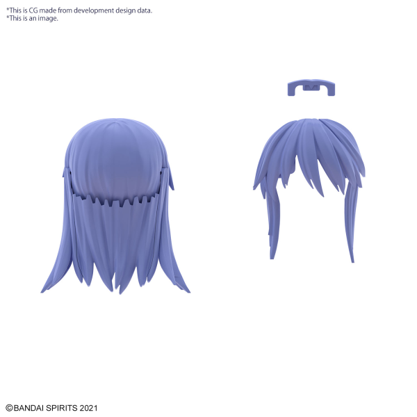 BANDAI Hobby 30MS OPTION HAIR STYLE PARTS Vol.8 ALL 4 TYPES