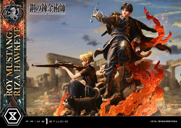 Prime 1 Studio Concept Masterline Fullmetal Alchemist Roy Mustang & Riza Hawkeye DX Bonus Version | 4580708049595