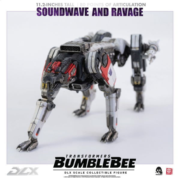 Three Zero Transformers: Bumblebee - DLX Soundwave and Ravage