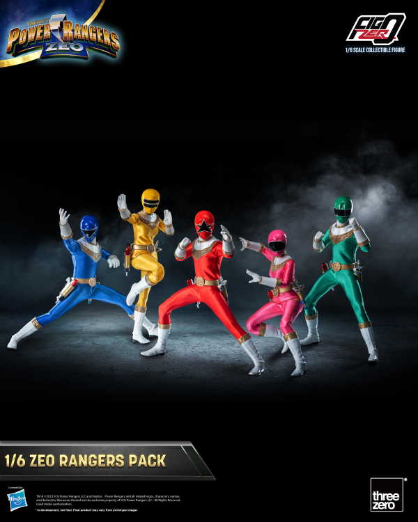 Three Zero Power Rangers Zeo - FigZero 1/6 Zeo Rangers Pack