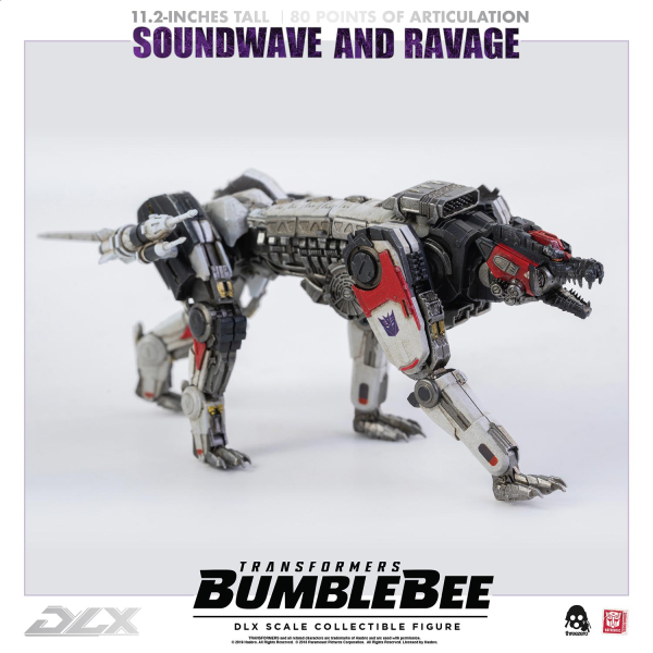 Three Zero Transformers: Bumblebee - DLX Soundwave and Ravage