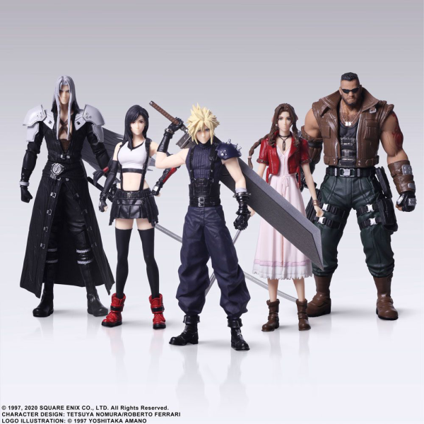 SQUARE ENIX FINAL FANTASY VII REMAKE TRADING ARTS (Blind box Set of 5) (DISPLAY)