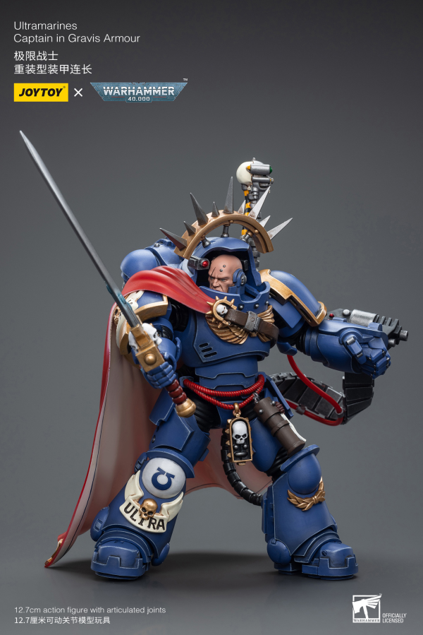 Joy Toy Ultramarines Captain in Gravis Armour(6973130377745)(6973130377745)