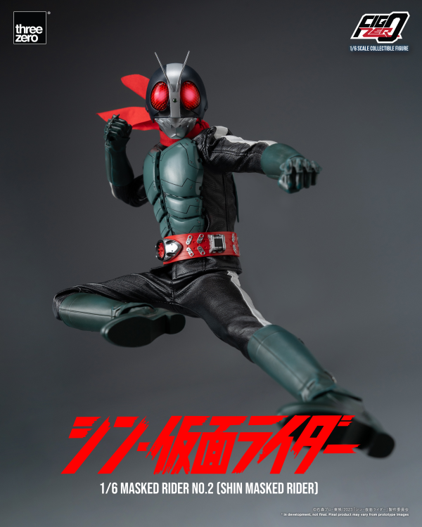 threezero FigZero 1/6 Masked Rider No.2 (SHIN MASKED RIDER)(4895250807969)(4895250807969)