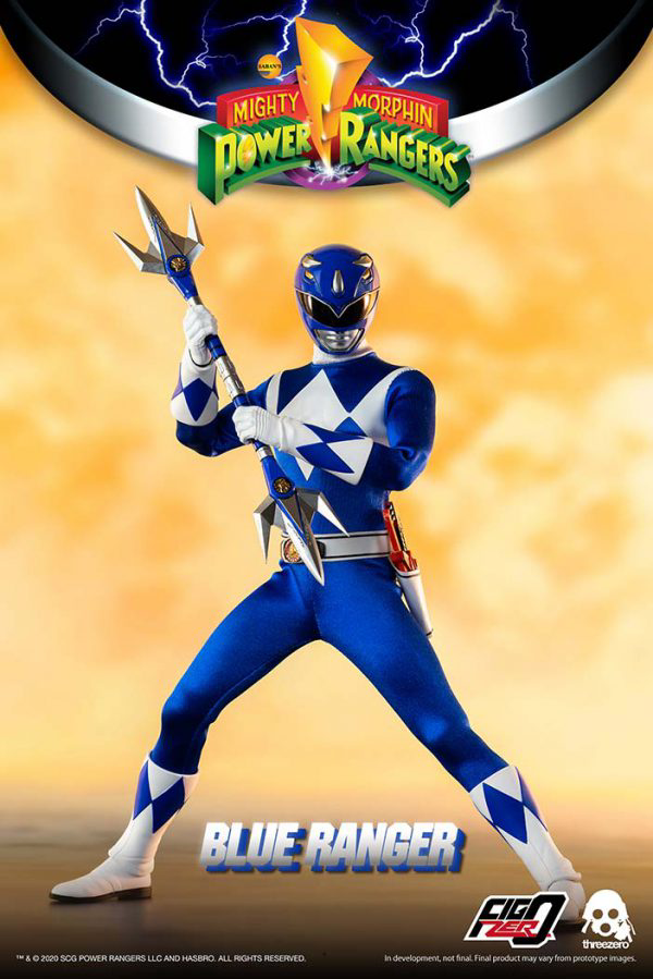 threezero Mighty Morphin Power Rangers - FigZero 1/6 Blue Ranger(4897056203174)(4897056203174)