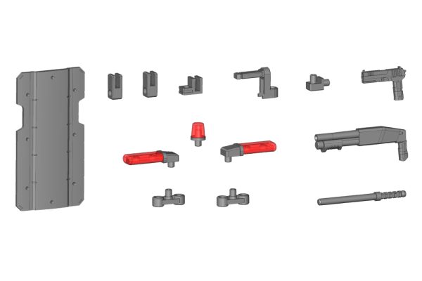 KOTOBUKIYA WEAPON UNIT41 BALLISTIC SHIELD | 4934054261154