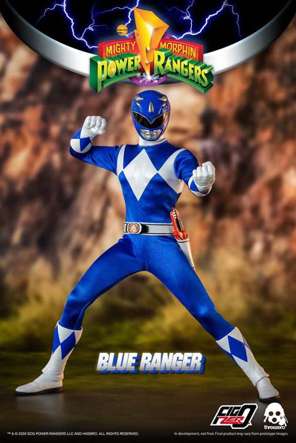 threezero Mighty Morphin Power Rangers - FigZero 1/6 Blue Ranger(4897056203174)(4897056203174)