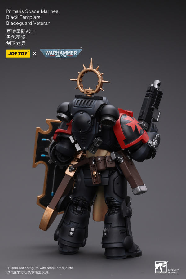 Joy Toy Primaris Space Marines Black Templars Bladeguard Veteran