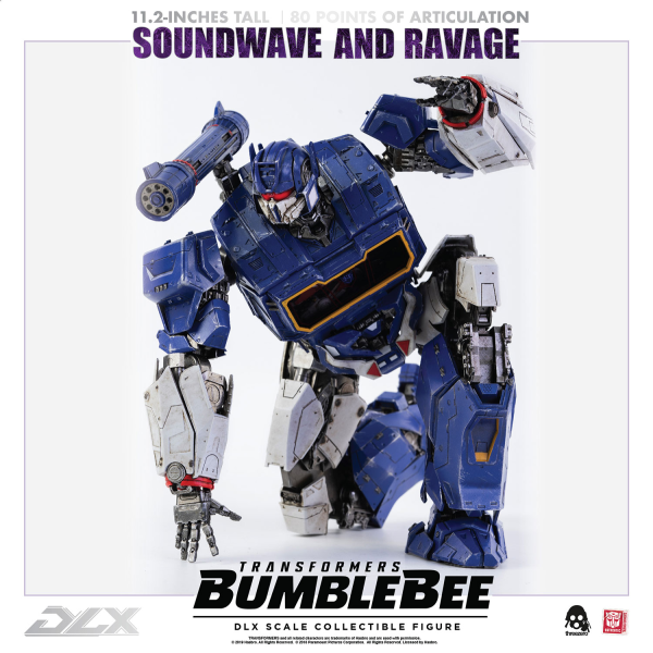 Three Zero Transformers: Bumblebee - DLX Soundwave and Ravage