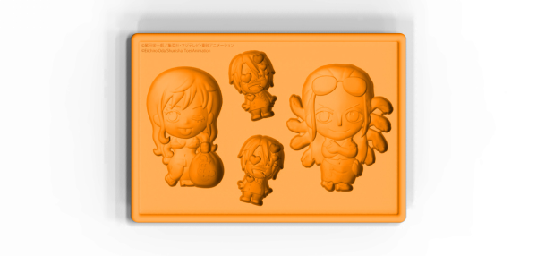 KOTOBUKIYA Silicone Tray - One Piece Nami & Robin with Sanji New World Ver