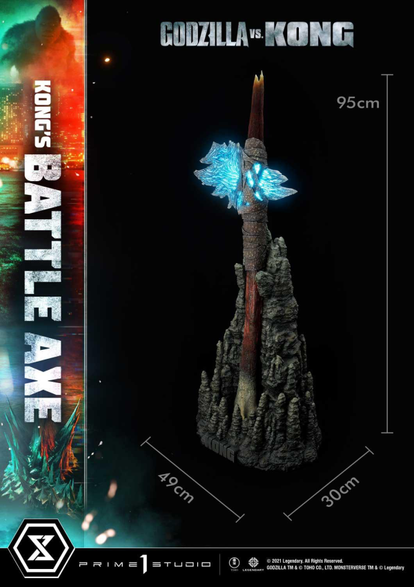 Prime 1 Studio Life Size Bust Godzilla vs Kong (Film) Kong's Battle Axe | 4580708032139