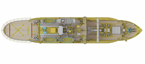 Hasegawa [HP001] 1/250 ANTARCTICA OBSERVATION SHIP SOYA "Antarctica Observatin 2nd Corps" (Super detail kit)(8806345680806)(8806345680806)