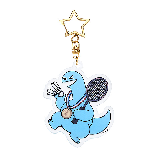 Good Smile Company Gal & Dino Glow-in-the-Dark Acrylic Keychain Badminton