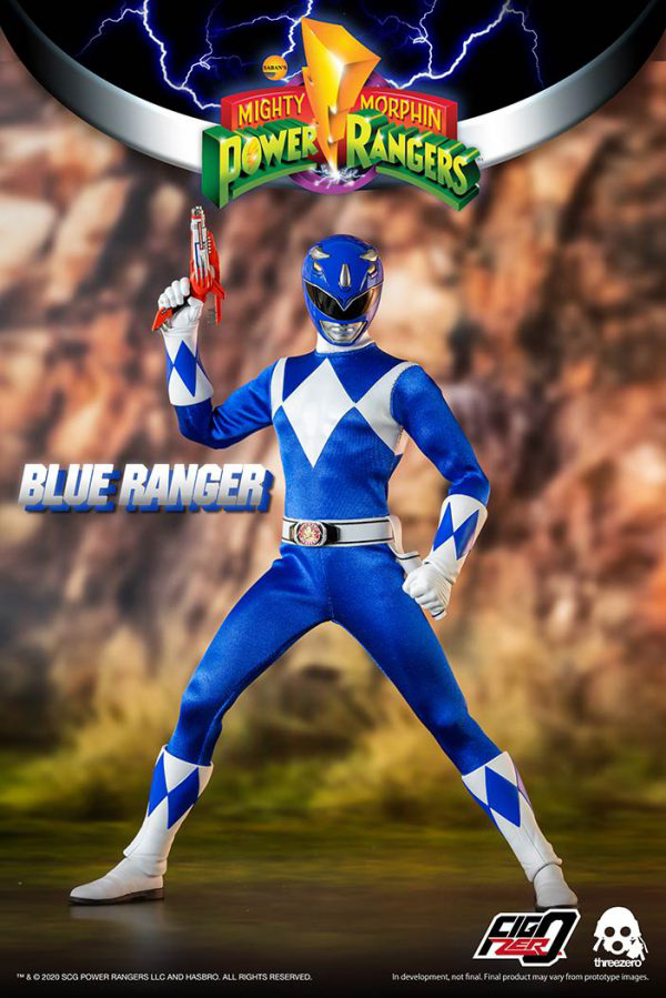 threezero Mighty Morphin Power Rangers - FigZero 1/6 Blue Ranger(4897056203174)(4897056203174)