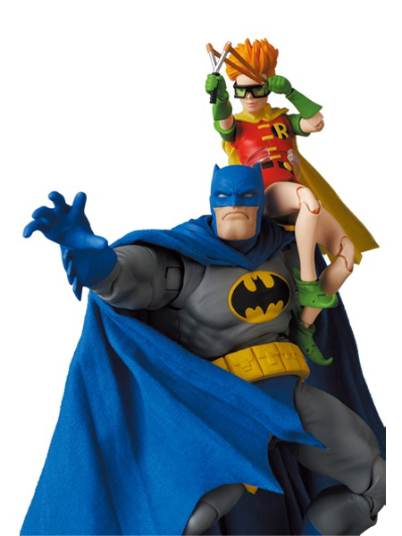 Medicom Toy MAFEX BATMAN BLUE Ver. & ROBIN (The Dark Knight Returns)(4530956471396)(4530956471396)