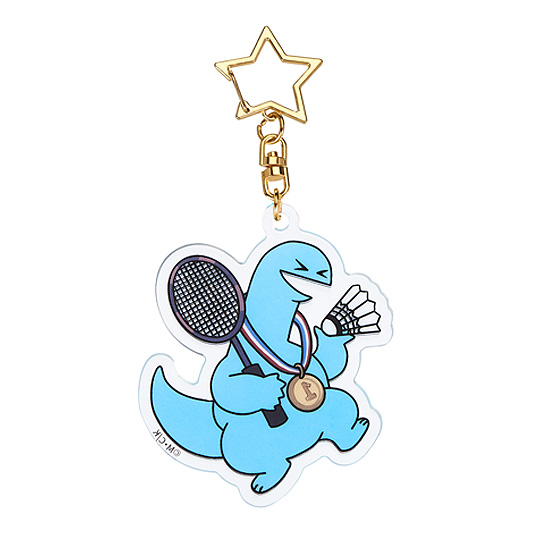 Good Smile Company Gal & Dino Glow-in-the-Dark Acrylic Keychain Badminton