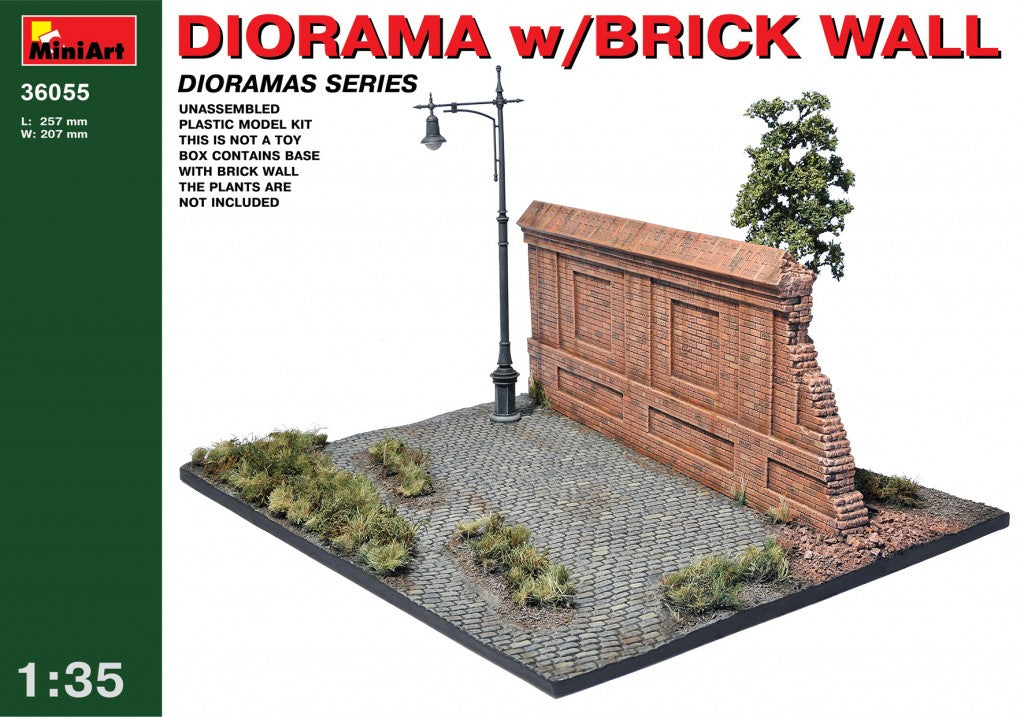 MiniArt Diorama with Brick Wall