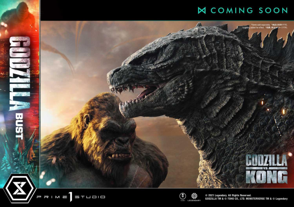 Prime 1 Studio Life Size Bust Godzilla vs Kong (Film) Godzilla Bonus Version | 4580708030975